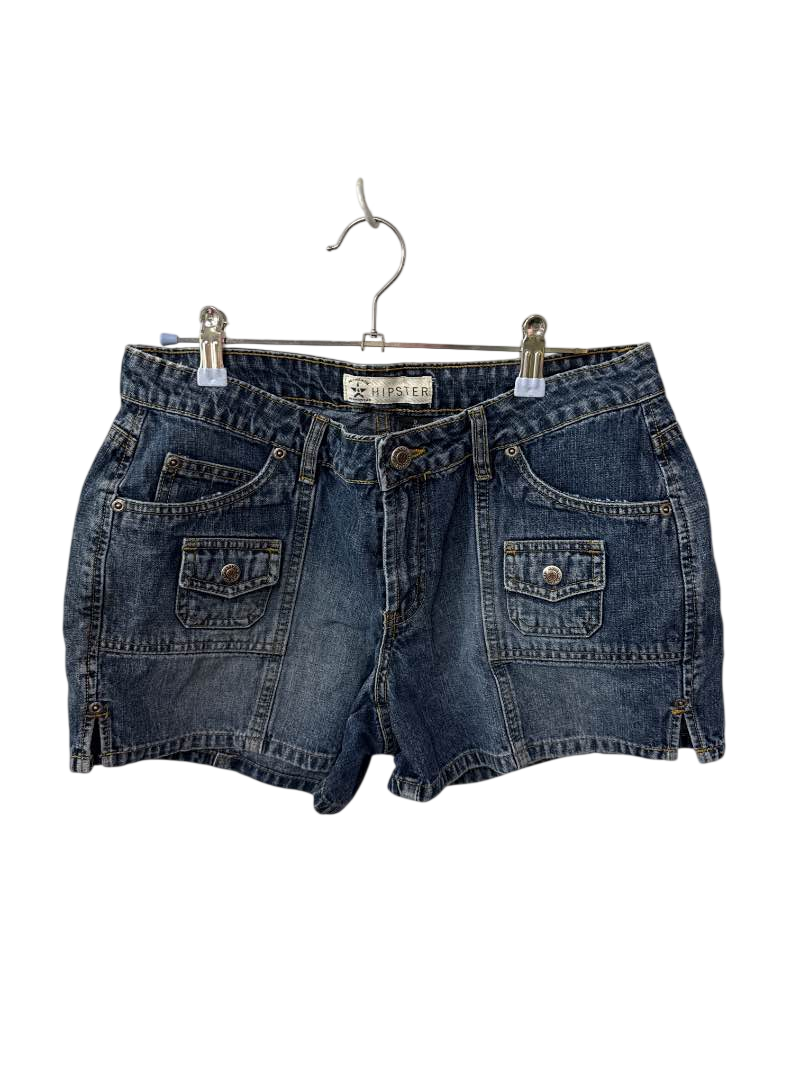 Hipster Denim Utility Shorts