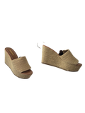 Soda Woven Platform Sandals