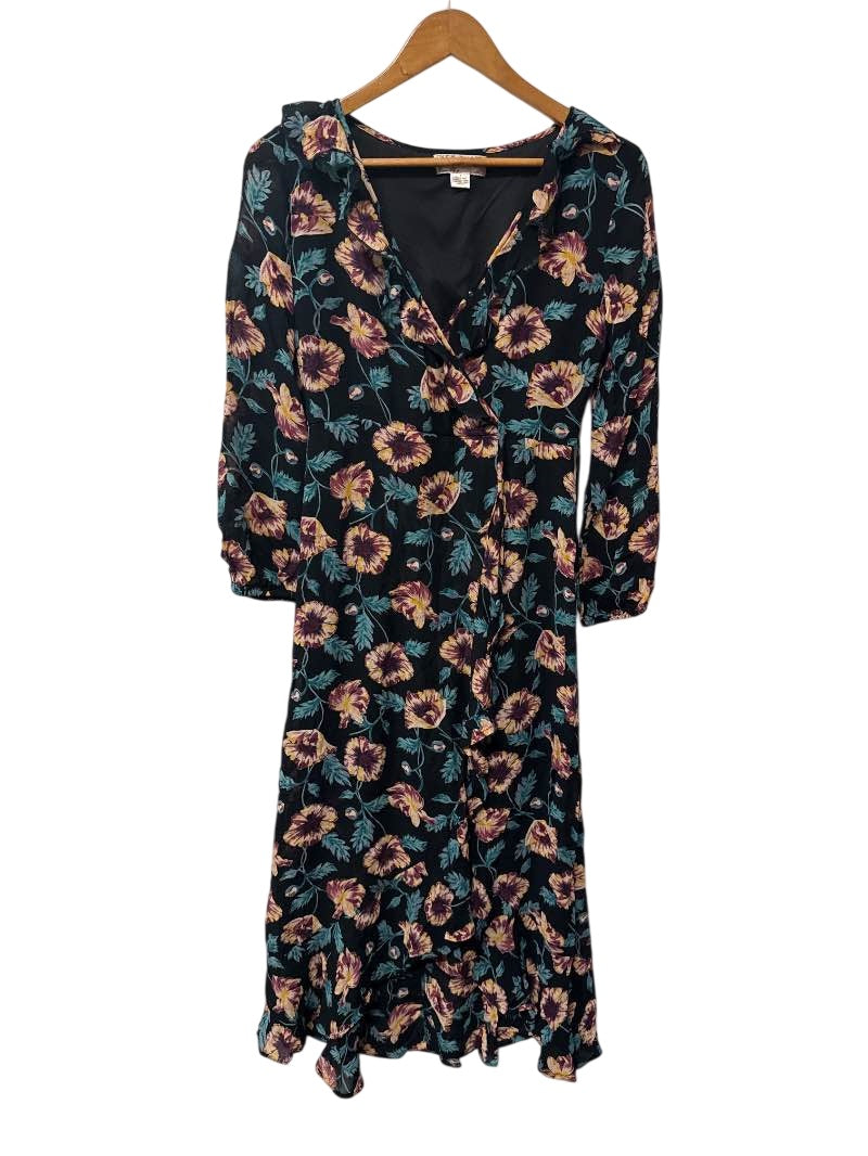 Band of Gypsies Floral V-Neck Dresses