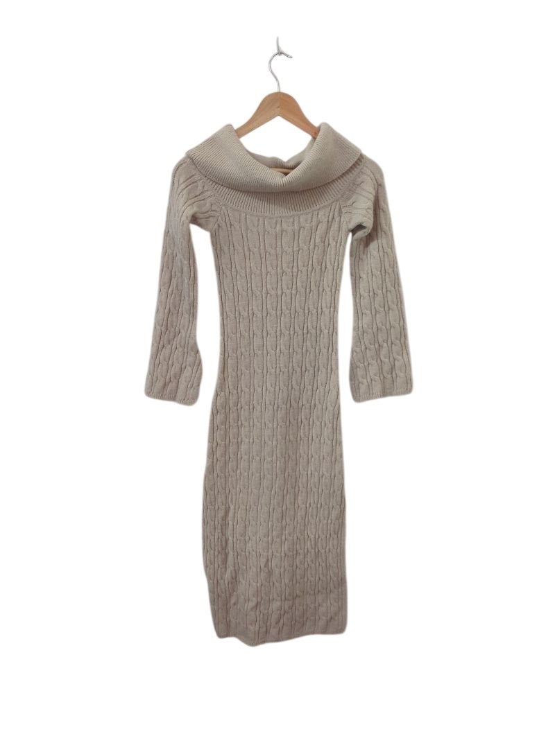 12th Tribe  Cable Knit Sweater Dresses