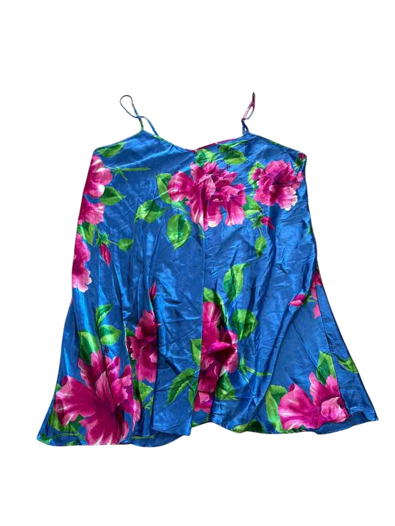 Vintage Floral Spaghetti-Strap Dresses
