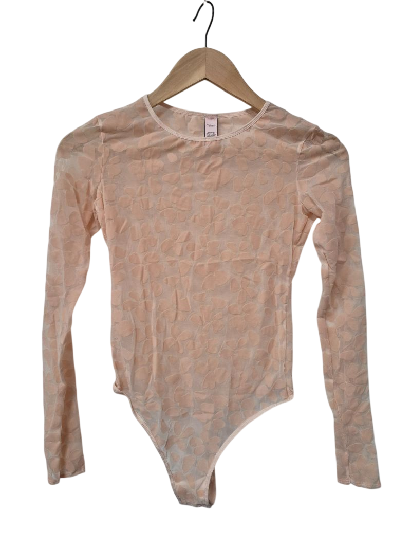 Victoria's Secret Sheer Bodysuit Long Sleeves