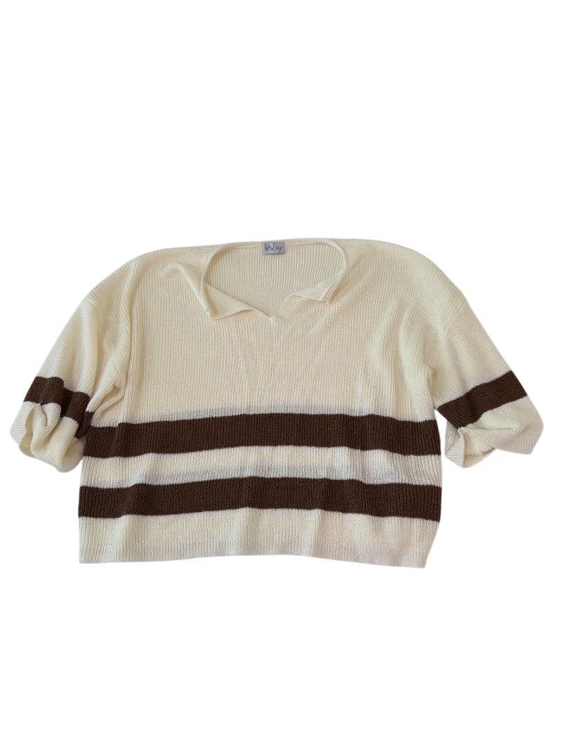Briley Collared Striped Short Sleeves