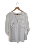 Torrid V-Neck Blouse Long Sleeves