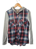 Como Vintage Plaid Hoodie Long Sleeves