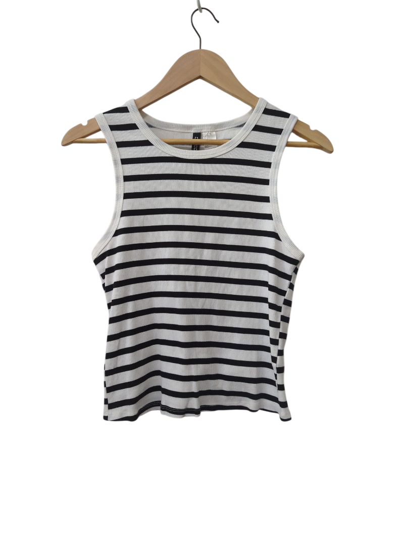 Divided Striped Tank Tanks
