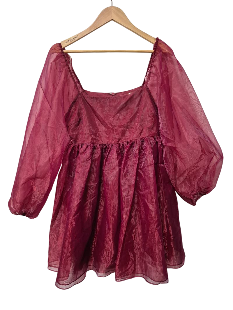 Altar'd State Sheer Puff Sleeve Dresses