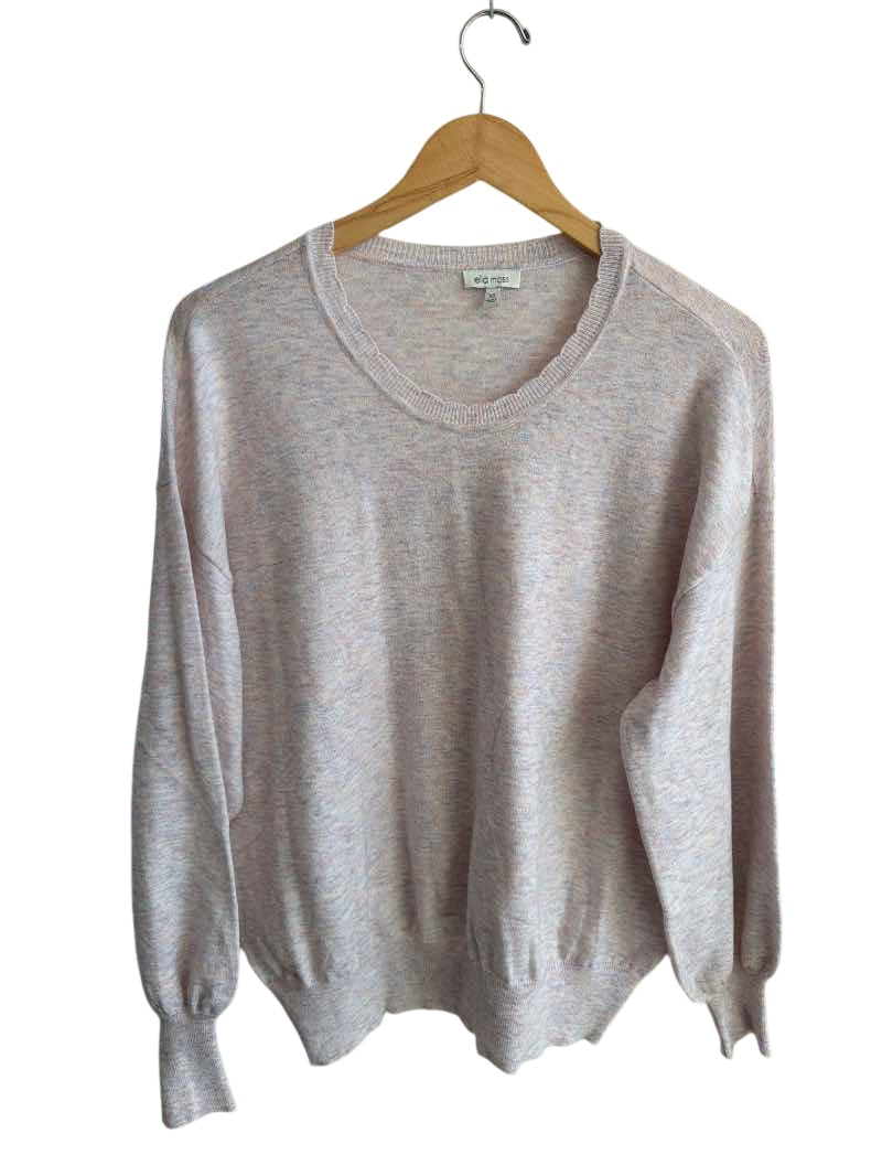 Ella Moss Crew Neck Sweater Long Sleeves