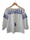 Old Navy Embroidered Blouse Long Sleeves
