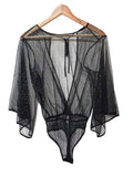 Victorias Secret Sheer Bodysuit Long Sleeves