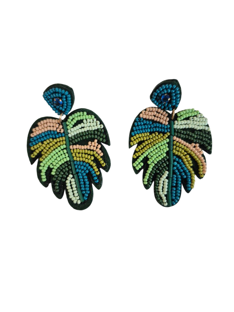 Beaded Leaf Jewelry