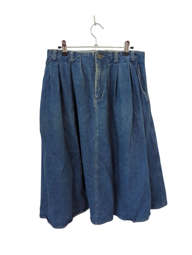 Liz Wear Denim Midi Skirt Vintage