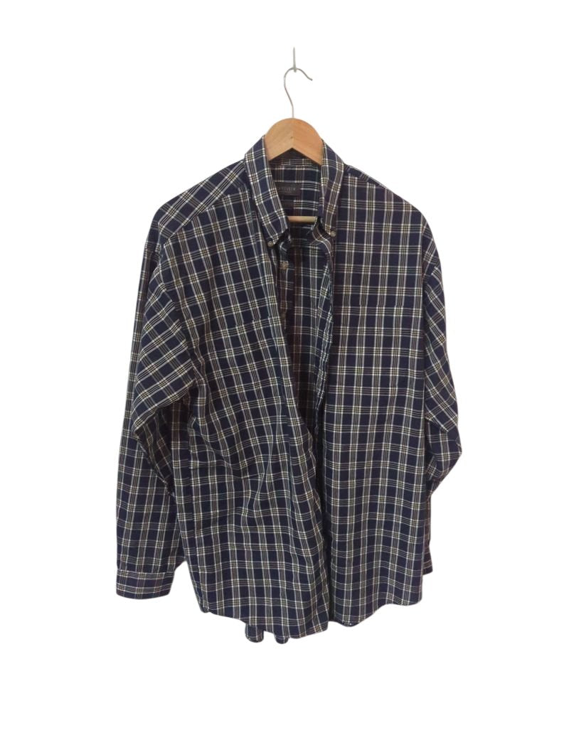 Van Heusen Plaid Button-Up Long Sleeves