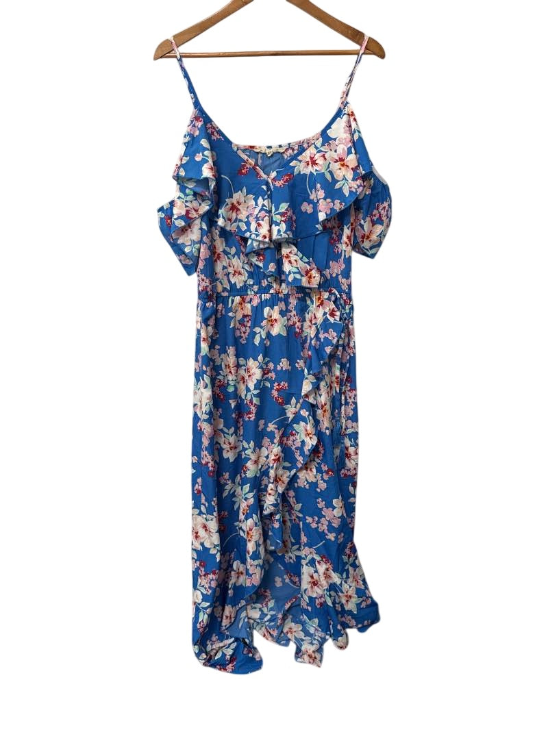 Indulge instyle Floral Ruffle Dresses