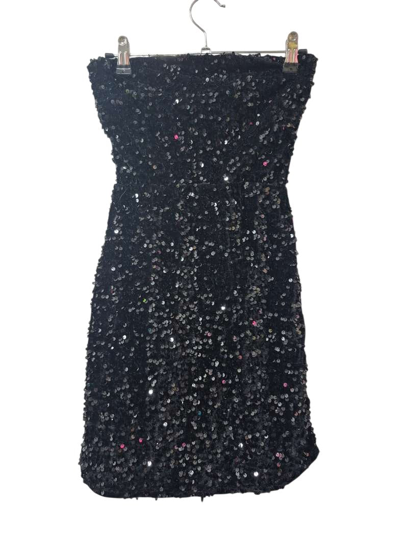 Altar’d State Sequin Strapless Dresses