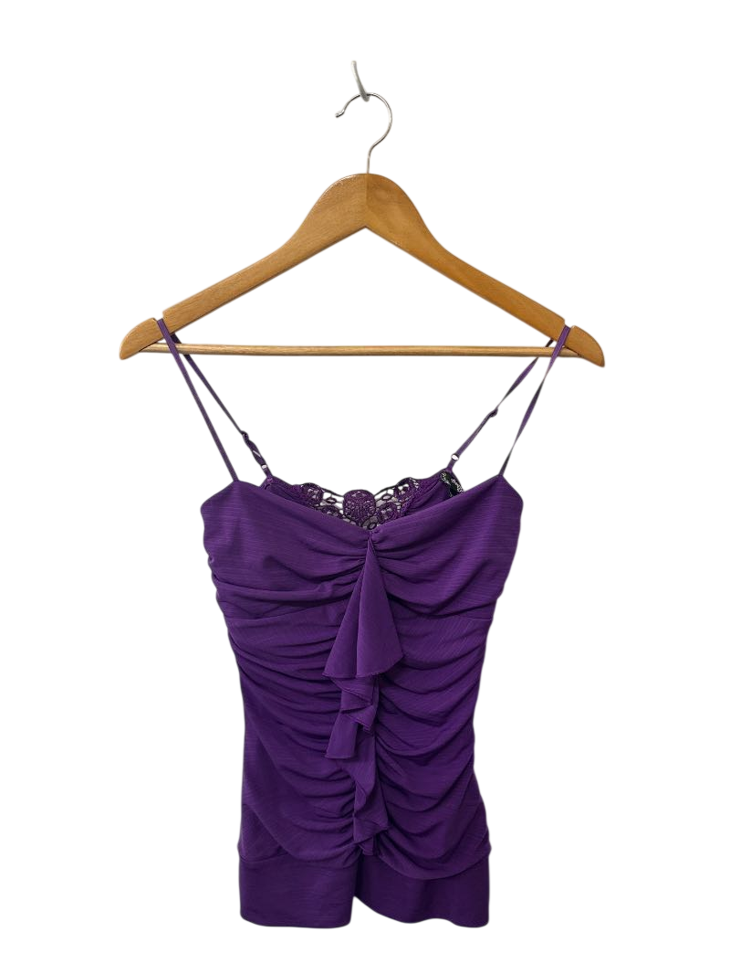 Sequin Hearts Vintage Ruched Tank Vintage