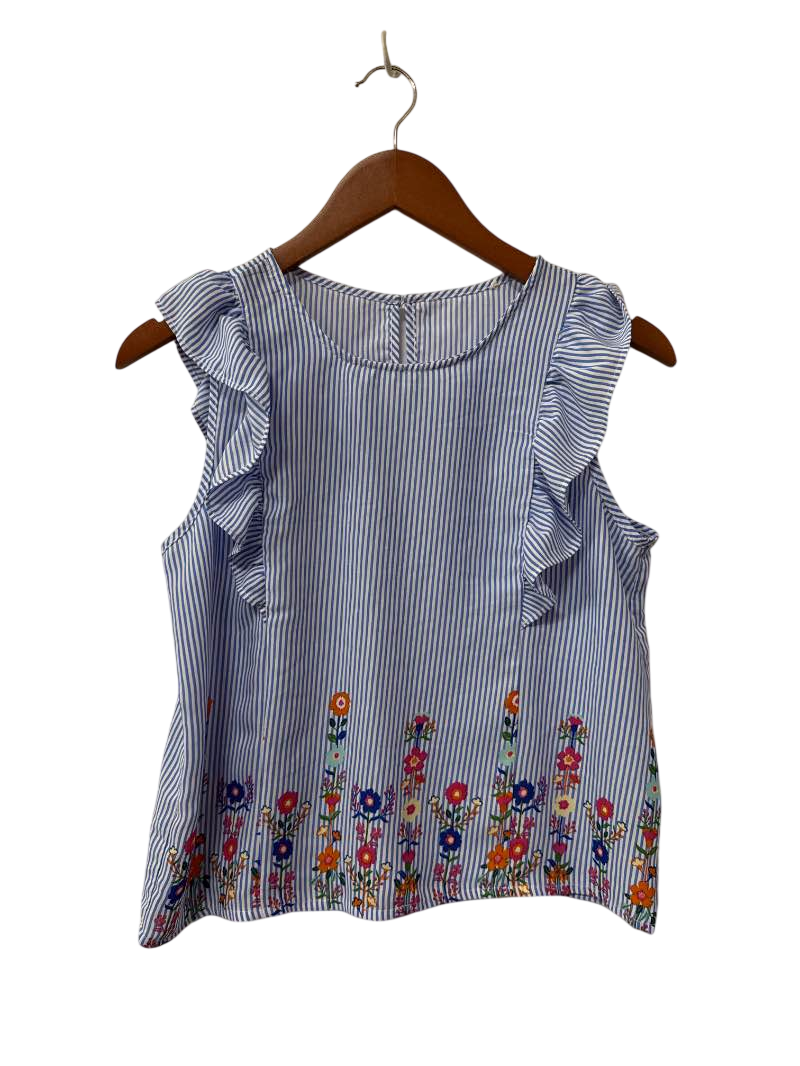 Striped Ruffle Tanks – Wear Forward Resale