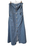 Button-Up Denim Dresses