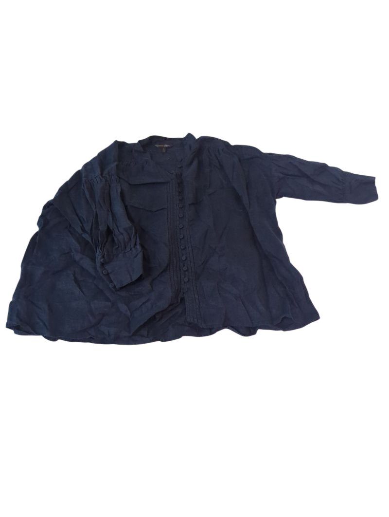 Banana Republic Button-Front Blouse Long Sleeves