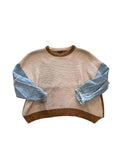 Debut Denim Sleeve Sweaters
