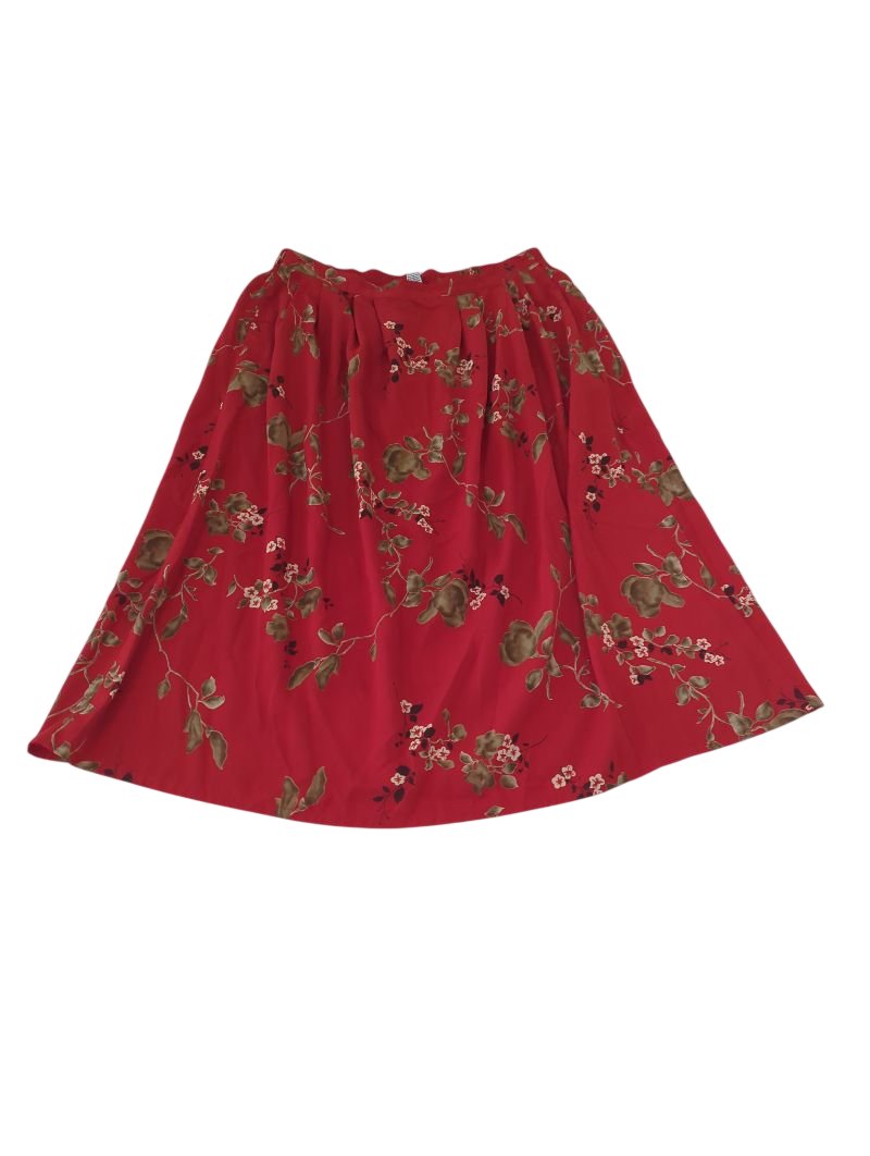 Sag Harbor Floral A-Line Skirt