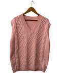 Cable Knit Vest Sweaters