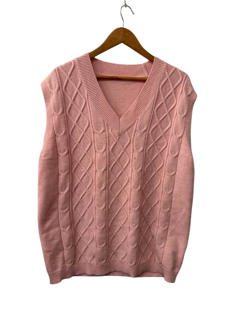 Cable Knit Vest Sweaters