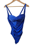 Betsy Johnson Ruched One-Piece Swimwear
