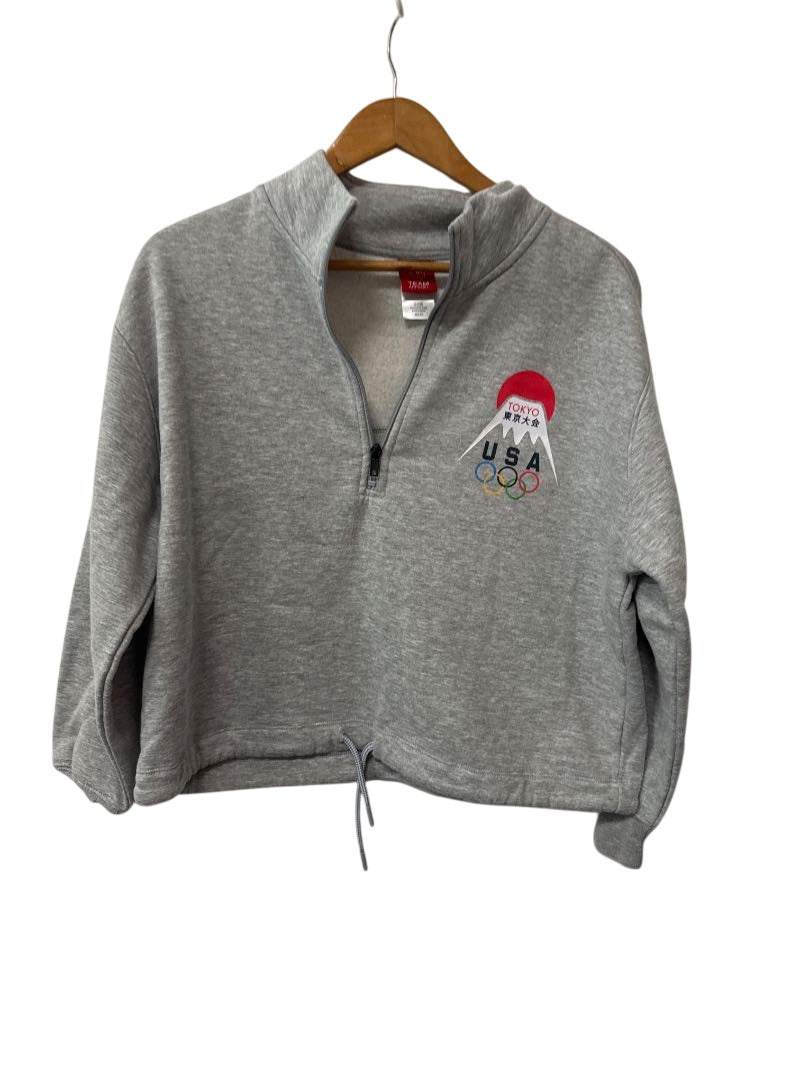Team USA Half-Zip Hoodie Long Sleeves