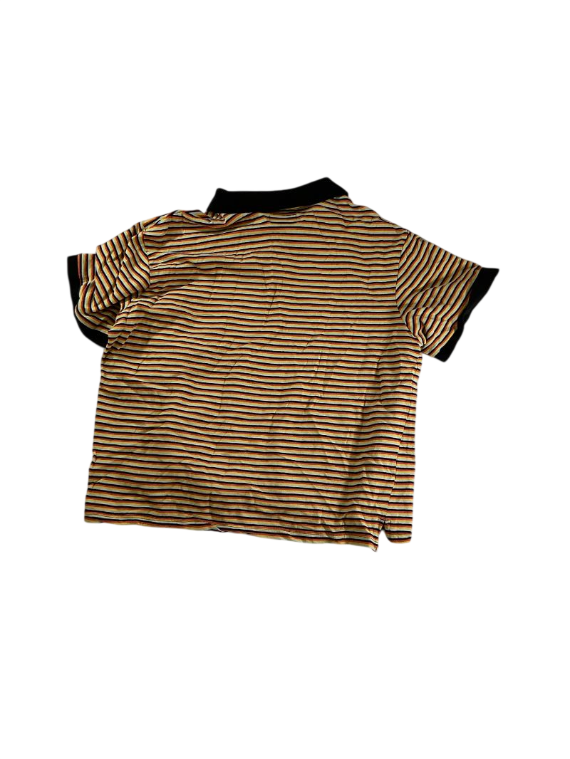 Original Use Striped Polo Shirt Short Sleeves