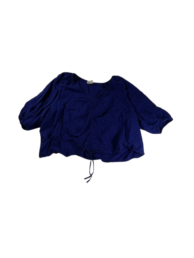 Ava & Viv Drawstring Short Sleeve Short Sleeves