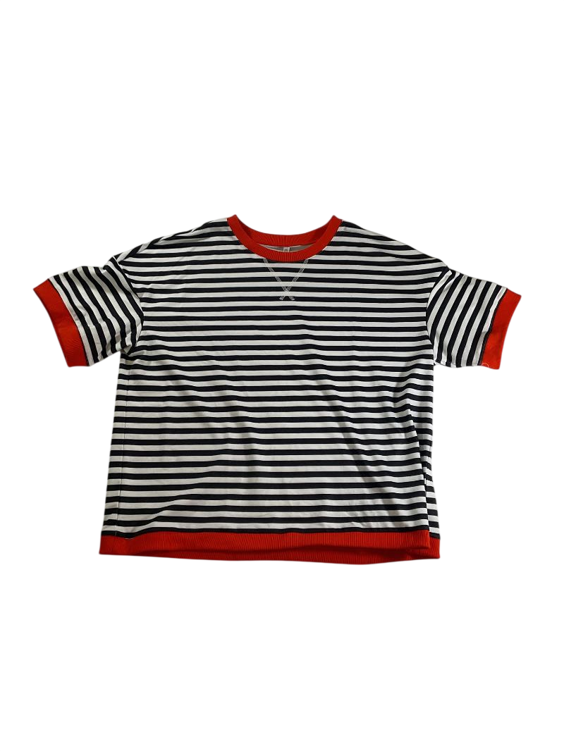 Wear Forward Resale Striped Short Sleeves Short Sleeves