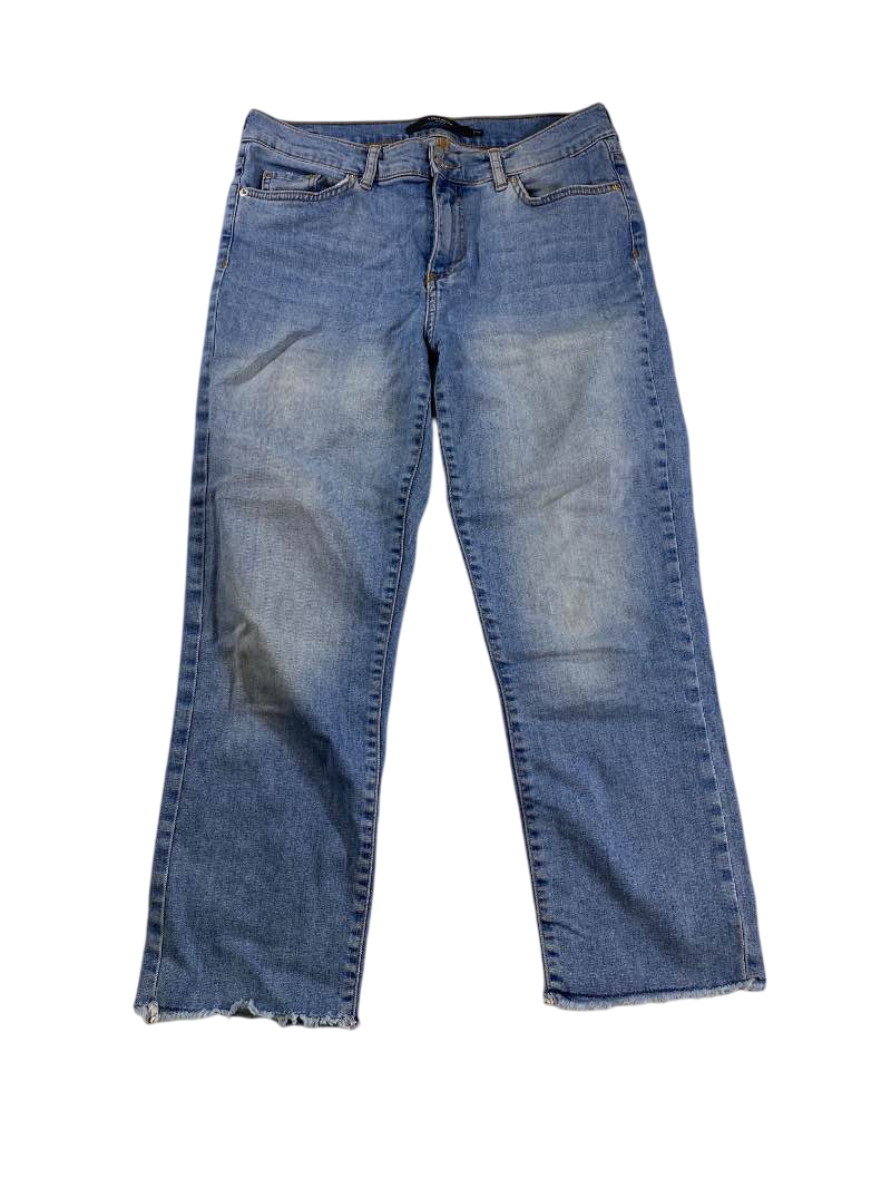 Vero Moda Raw Hem Straight Leg Jeans