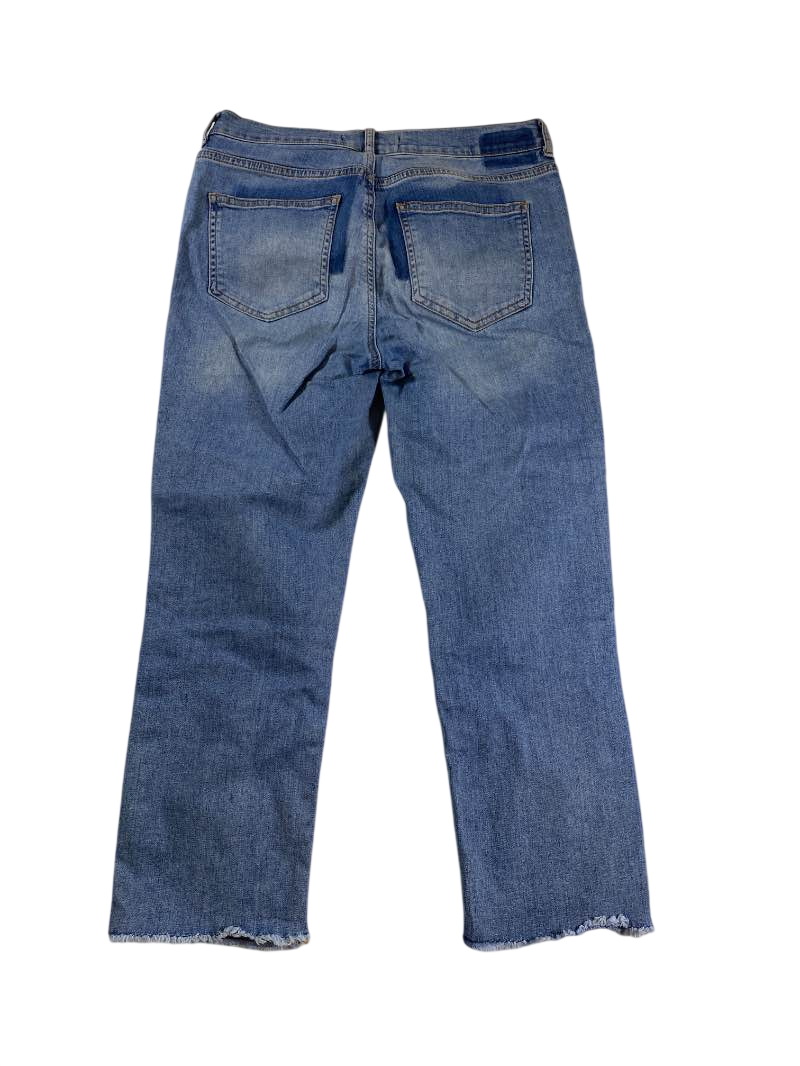 Vero Moda Raw Hem Straight Leg Jeans