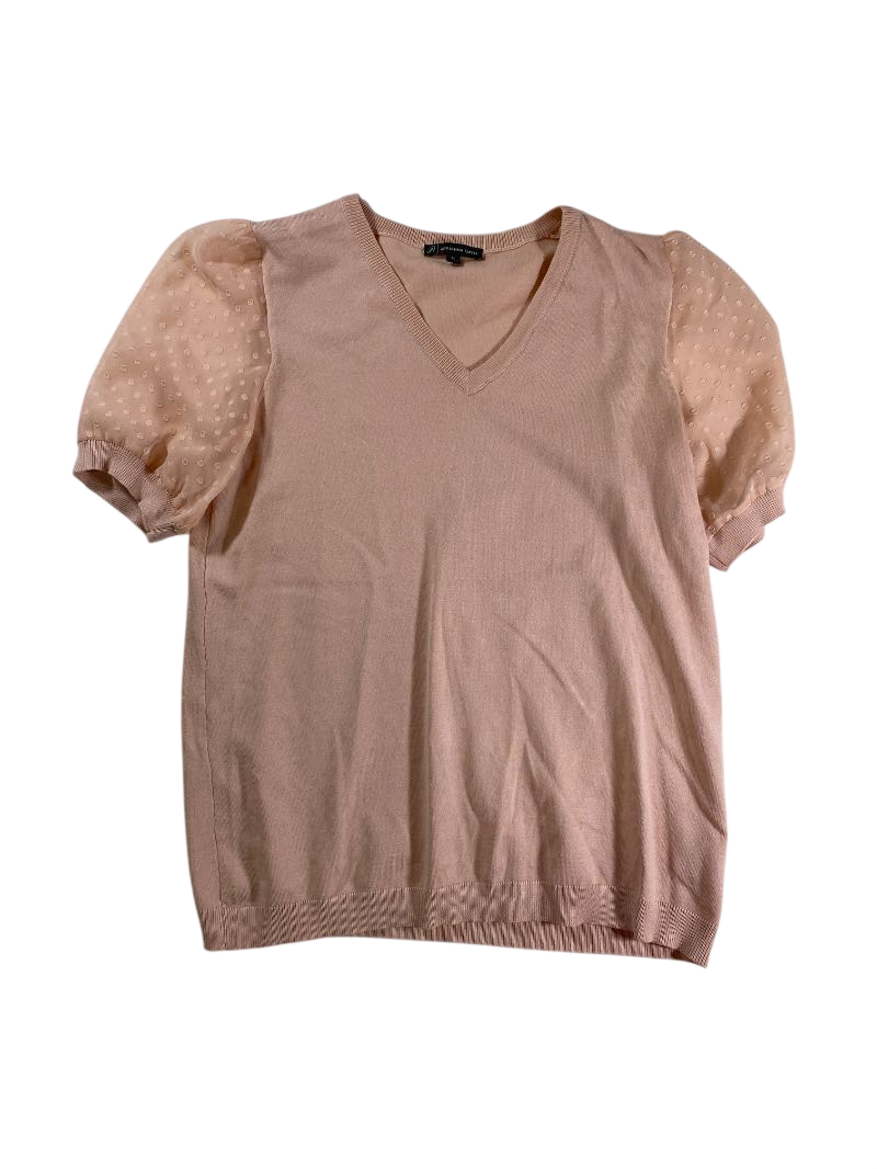 Adrianna Papell V-Neck Short Sleeve Short Sleeves