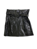 Shein Faux Leather Wrap Skirt