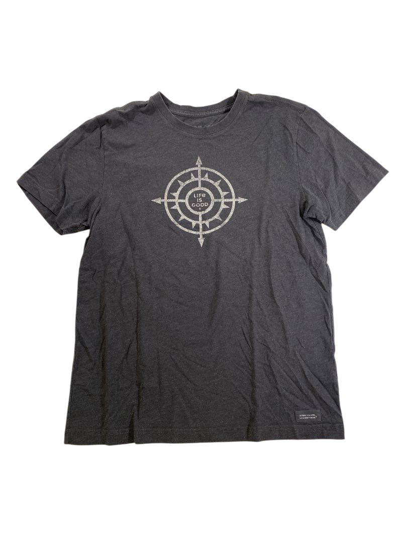 Life is good  Graphic Crewneck T-Shirt Men's
