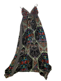 Fire Printed maxi dress Dresses