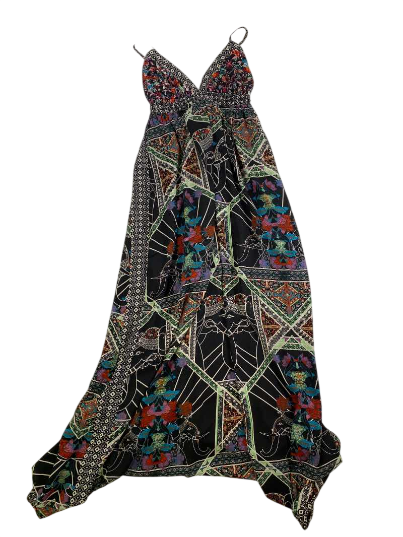 Fire Printed maxi dress Dresses