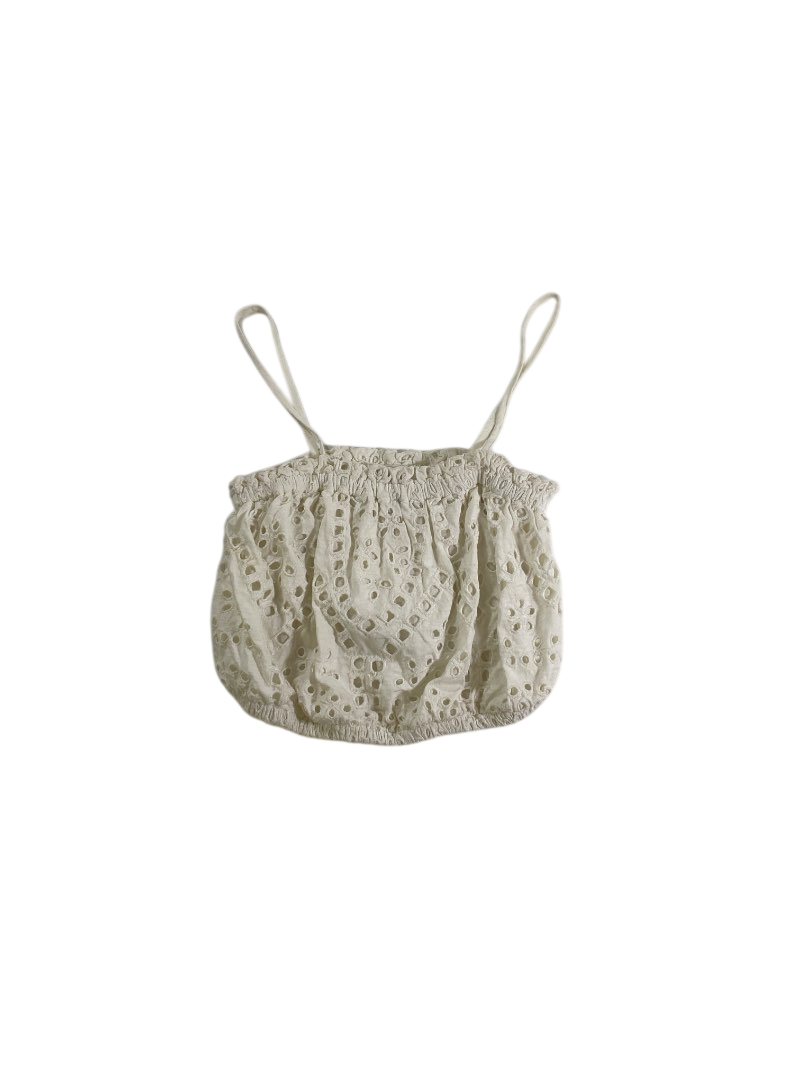 Tank Eyelet Cropped Tank Tanks