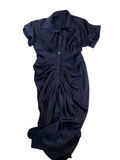 Unknown  Ruched Button-Up Dresses