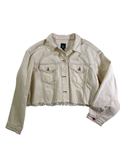 Wild fable  Cropped Frayed Jacket Outerwear