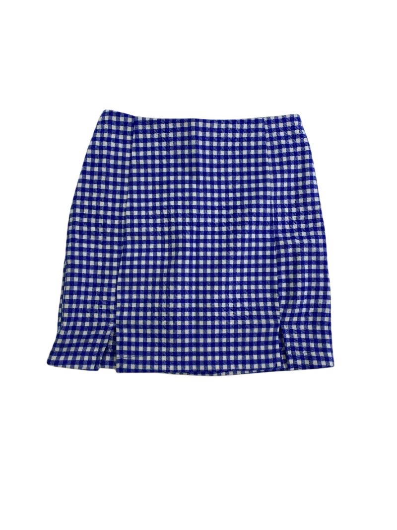 Love on a hanger Gingham Mini Skirt Skirt