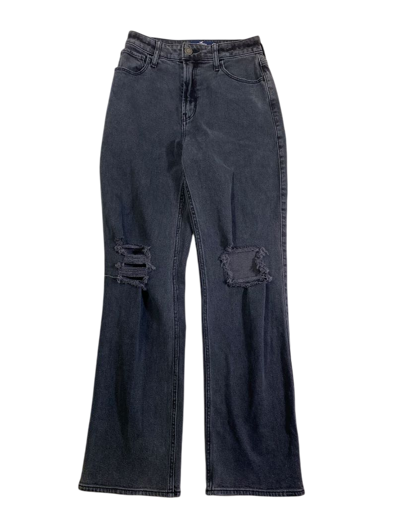 Hollister Distressed Wide Leg Jeans
