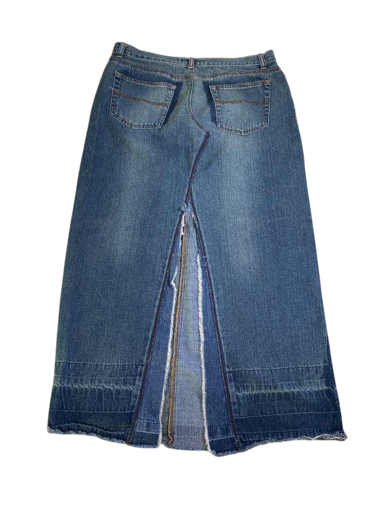 Express Denim Midi Skirt Vintage