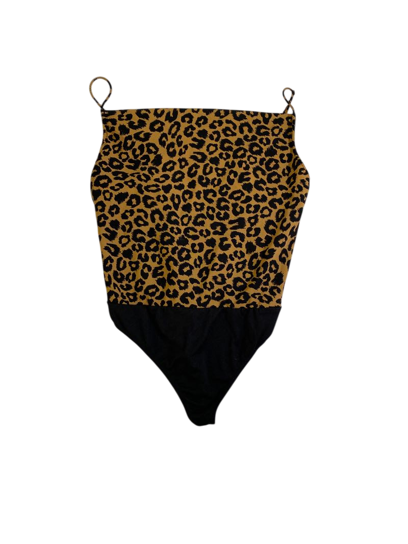 June & Ivy Leopard print bodysuit Tanks