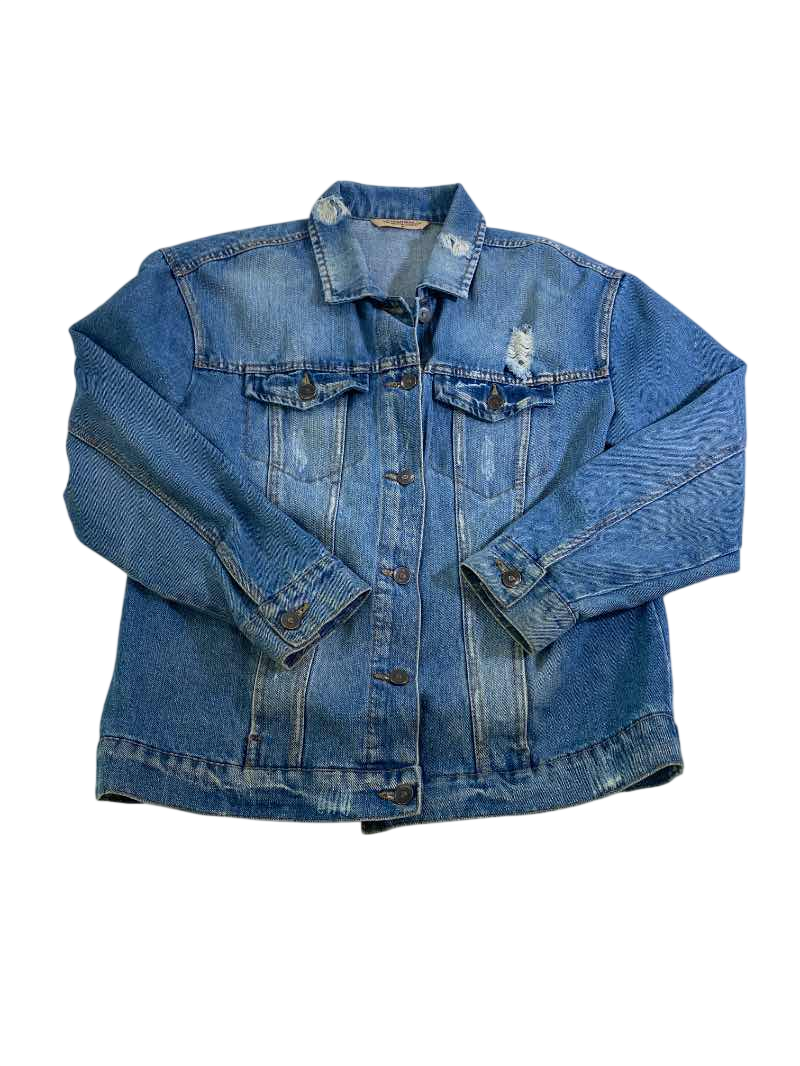 Highway Jeans Distressed Denim Jacket Outerwear