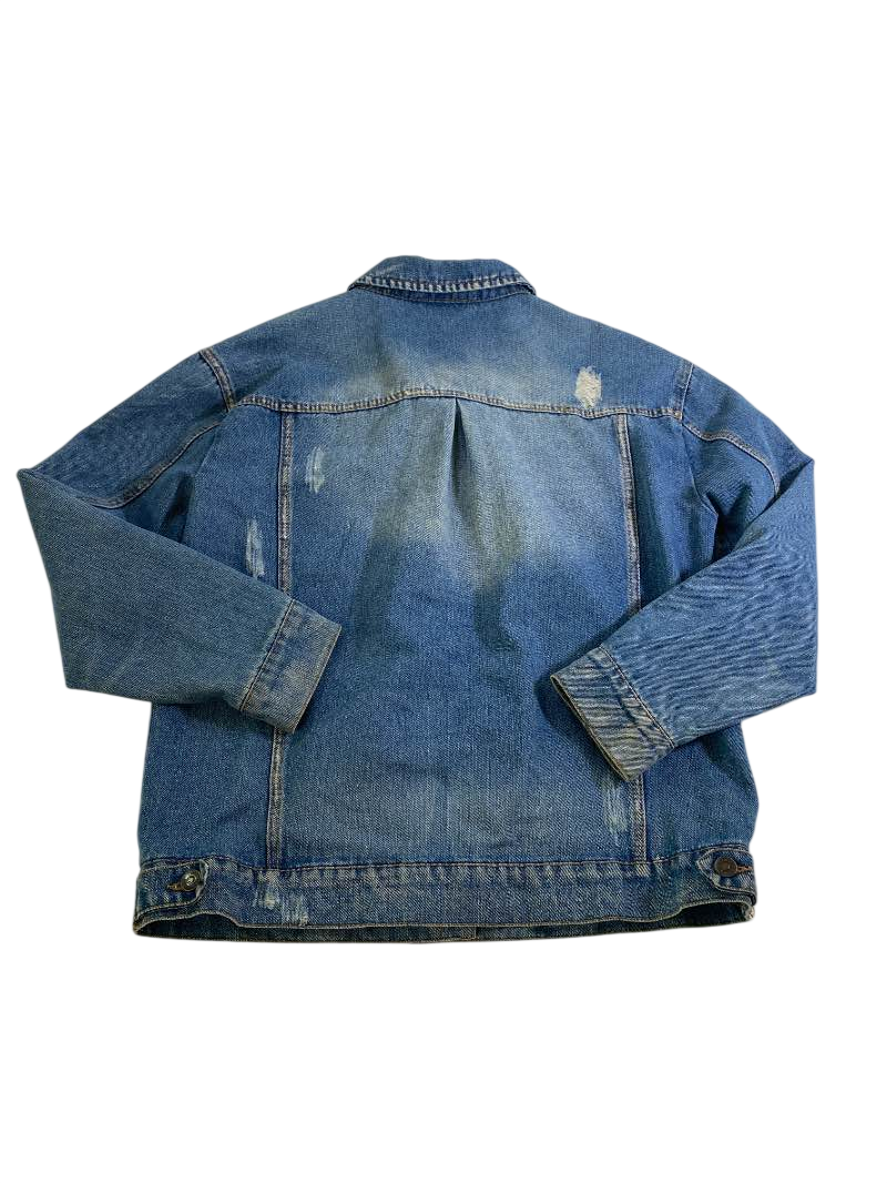 Highway Jeans Distressed Denim Jacket Outerwear