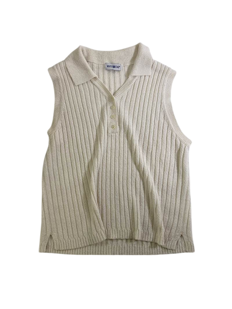 While Stage Vintage Sleeveless Sweater Vintage