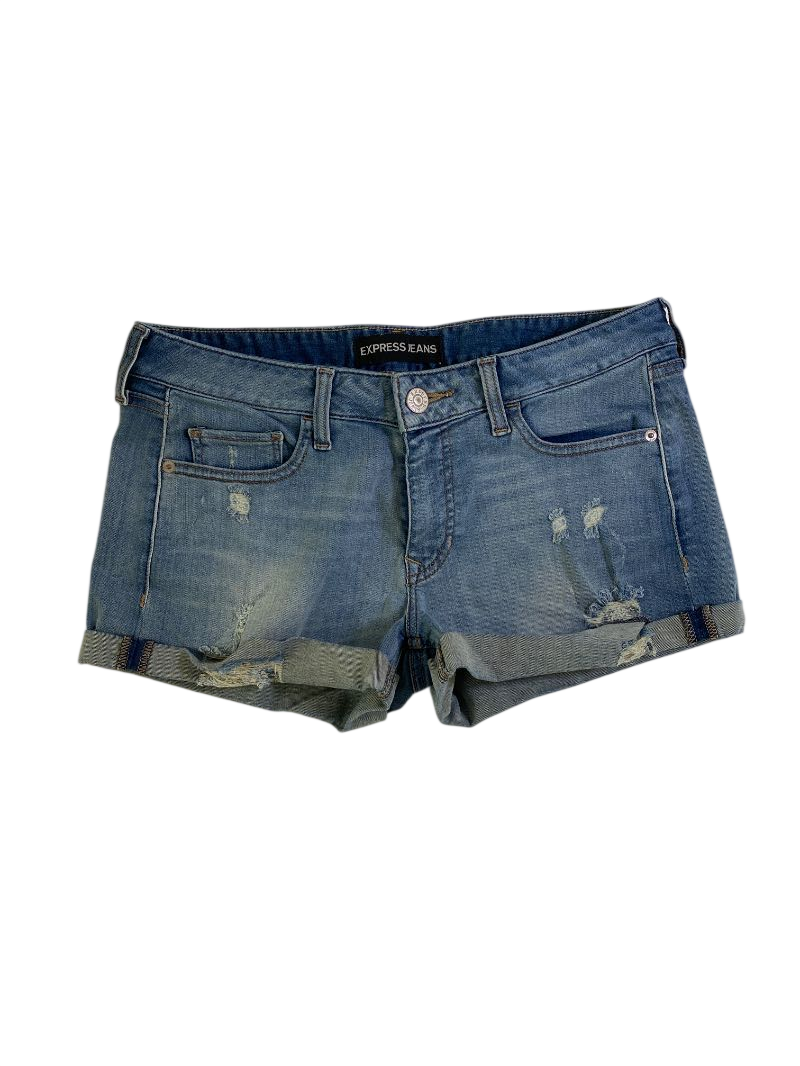 Express Distressed Denim Shorts Shorts